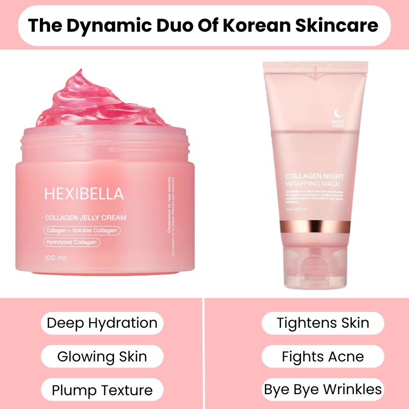 HEXIBELLA (70) Geleia de Colágeno Niacinamida + Máscara Grátis