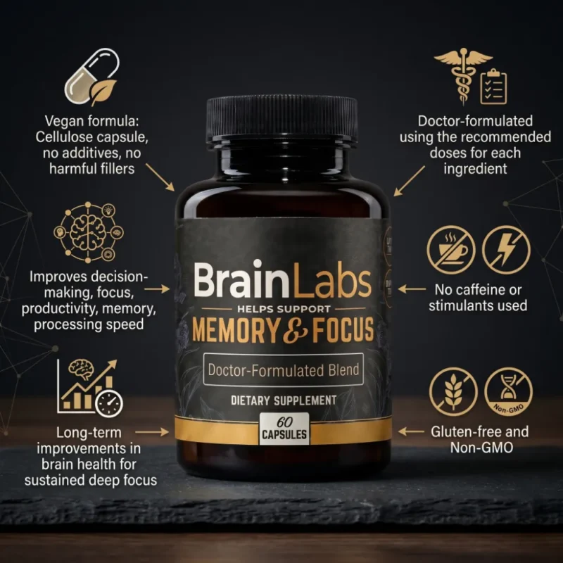 BrainLabs 8 w 1 suplement diety dla mózgu