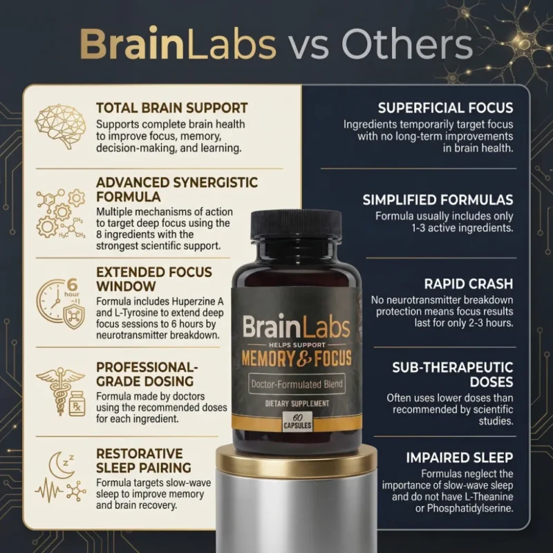 BrainLabs 8 w 1 suplement diety dla mózgu